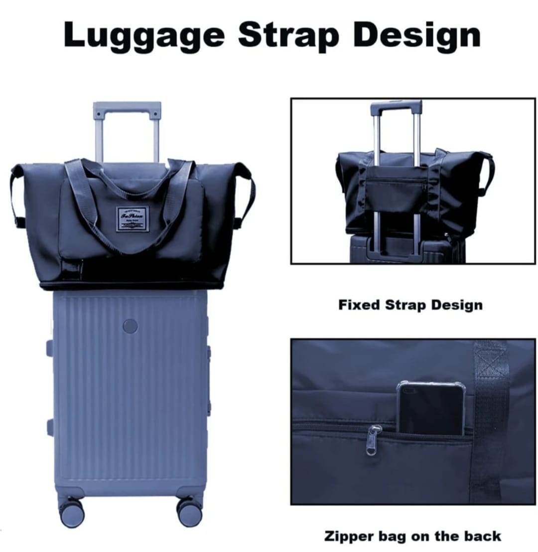 High Capacity Folding Travel Bag – Waterproof & Lightweight