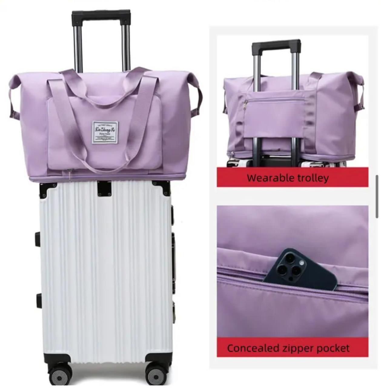 High Capacity Folding Travel Bag – Waterproof & Lightweight