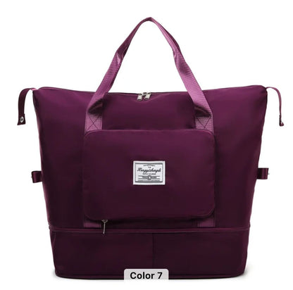 High Capacity Folding Travel Bag – Waterproof & Lightweight