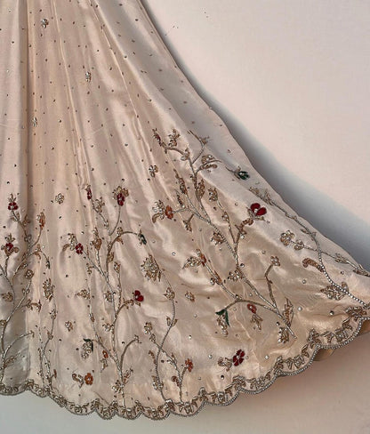 Exclusive Designer Heavy Chinon Suit with Full-Flair Gharara (KK-89)